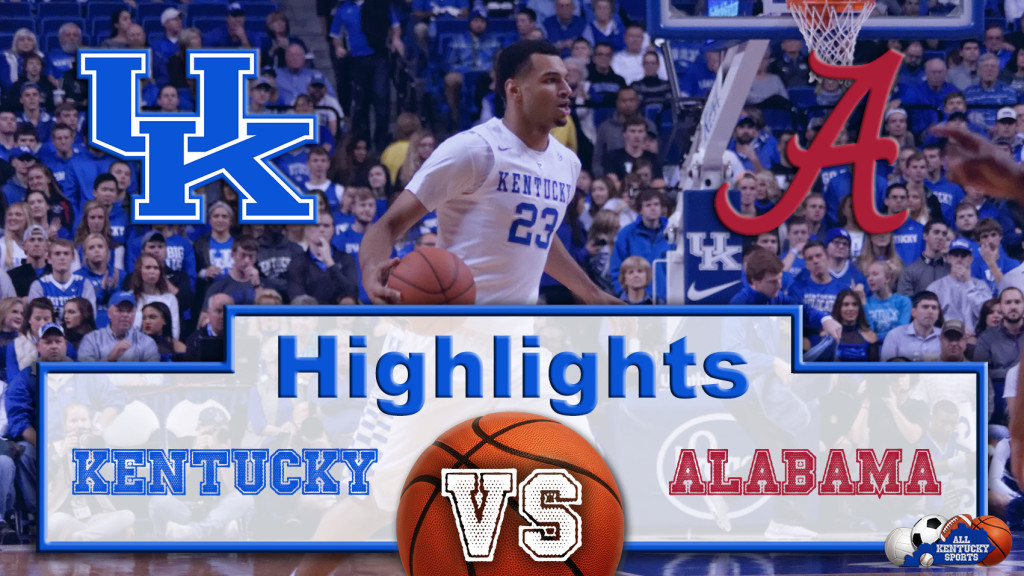 Video Kentucky vs. Alabama Highlights All Kentucky Sports